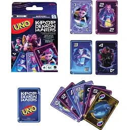  Настільна гра Mattel UNO KPop Demon Hunters (JRV01) - мініатюра 4