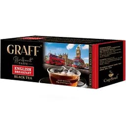 Чай черный Graff English Breakfast в пакетиках 40 г (20 шт. х 2 г) 