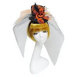 Капелюшок Циліндрик з гарбузом на обручі