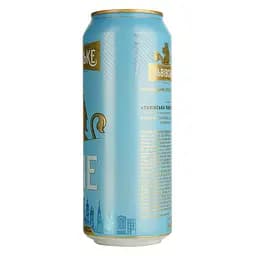 Пиво Львівське Лев, біле, фільтроване, 4,8%, 0,48 л, з/б - мініатюра 3