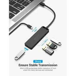 Хаб Vention Type-C to 4-Port TGKBD - мініатюра 3
