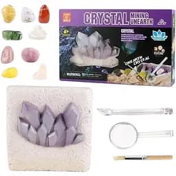 Таємниці Землі: Набір для археологічних розкопок з кристалами