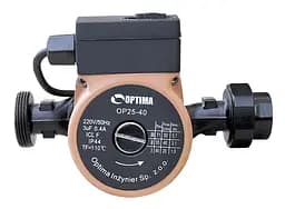Насос циркуляційний Optima OP25-60 180мм + гайки + кабель з вилкою - мініатюра 2