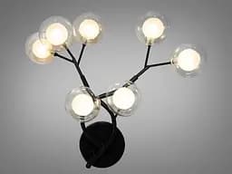 Бра "Світлячок" на 7 ламп, чорного кольору