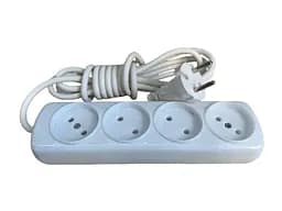 Удлинитель ECO (MAX 1800 Вт, 100% медь) 4 гнезда 3М без заземления LU-7343 ТМ LUMANO