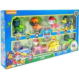 Дитячий набір фігурок героїв Щенячий патруль YG Toys XZ-868 з машинками 8 в 1