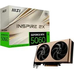 Відеокарта MSI GeForce RTX 5060 Inspire 2X OC 8GB (G506-8I2C/912-V537-001) EU [133921]