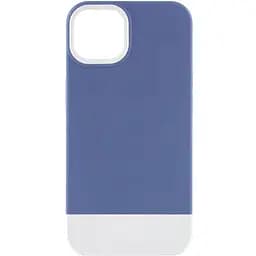 Чохол Epik TPU+PC Bichromatic для Apple iPhone 13, 6.1 Blue/White