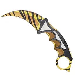 Нож деревянный сувенирный "Керамбит Тигр" KAR-TI