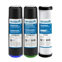 Покращений комплект картриджів Ecosoft для потрійного фільтра - мініатюра 2