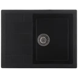 Кухонна мийка Zerix ZS-6550S-13 graphite ZX4545, Графит