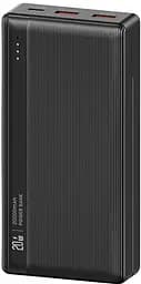 Power bank Usams US-CD206 20000mAh (Повербанк) 3 Ports Display чорний (6958444905532) - мініатюра 2