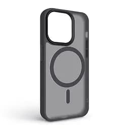 Чехол для Apple iPhone 13 Pro, Uniq MagCase, черный, противоударный, панель-накладка с MagSafe, ударопрочный TPU+PC, с магнитом MagSafe, поддержка полноценной беспроводной зарядки, ArmorStandart (ARM75272) - мініатюра 2