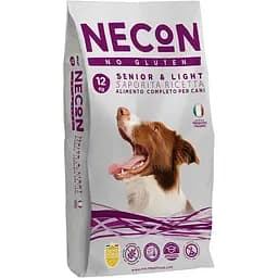 Сухой корм Necon Dog Senior & Light для собак от 7 лет и стерилизованных или склонных к ожирению свинина 12 кг