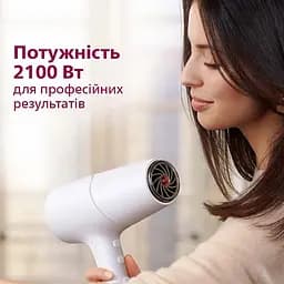 Уцінка. Фен Philips 5000 ThermoShield 2100 Вт 6 режимів білий (BHD500/00) - мініатюра 3
