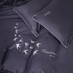 Пододеяльник MirSon Freedom 0240 Сатин Elit Iron grey 160х220 см (2200008706692)