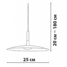 Підвісний світильник Friendlylight Visor S Green FL3038 - мініатюра 4