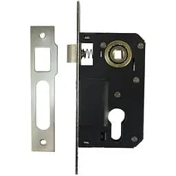 Замок врізний дверний механізм під циліндр FZB 62 мм 9036-3R SN