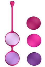 Вагинальные шарики Liebe Pleasure Toys Kewos, 14 см, фиолетовый