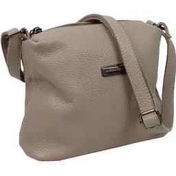 Женская кожаная сумка через плечо Borsacomoda бежевая sum0028735