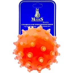 Игрушка для собак Modes Denta мяч мина М 7.5 см оранжевая