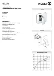 Змішувач прихованого монтажу Kludi Pure&Style 406500575 - мініатюра 2