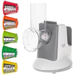 Овочерізка електрична з 5 насадками Adler AD 4815 - мініатюра 2