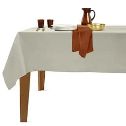 Скатертина Cosas Porcelain водовідштовхувальна 120х150 см кольору магнолії (Cloth_44Porcelain_DUK_120x150) - мініатюра 2