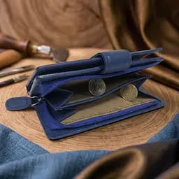 Жіночий гаманець Tony Perotti New Rainbow 1654 bluette (90090) Синій - мініатюра 5
