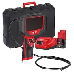 Камера цифрова акумуляторна MILWAUKEE, M12 360IC12-201C, 1м (зарядний пристрій С12 С, 1 акумулятор 2А·год, кейс)