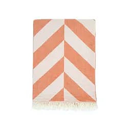 Плед-накидка Barine - Fishbone Throw Orange 130x180 - мініатюра 2