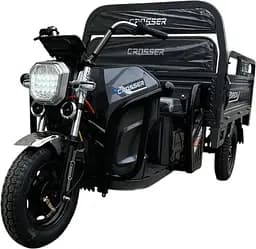 Грузовой электроскутер-самосвал трехколесный CROSSER Cargo 16" (1200W 60V, 58Ah) Серый