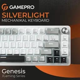 Клавіатура USB GamePro Genesis Silverlight MK116 UA Grey (MK116) UA - мініатюра 5