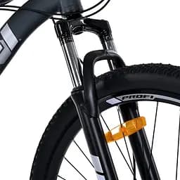 Велосипед MTB2903-5, 29 дюймів, алюм.рама 19 Shimano 21SP сіро-чорний - мініатюра 4