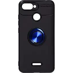 Чохол-накладка Toto Car Magnetic Ring TPU Case Xiaomi Redmi 6A Black/Blue