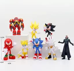 Іграшки фігурки Супер Сонік Sonic The Hedgehog 3 набір 8 шт - мініатюра 2