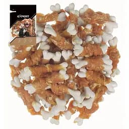 Ласощі для собак TatraPet Expert кальцієві кісточки з куркою 80 г 