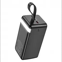 Повербанк чорний із швидкою зарядкою зовнішній акумулятор Power bank BOROFONE BJ14D 50000mAh PD22 5W - мініатюра 4