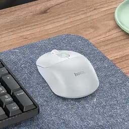 Бездротова миша Hoco GM28 2.4G Business Wireless Mouse White Grey - мініатюра 6