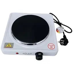Плита електрична Adler AD 6503 на 1 конфорку 1500 Вт плавне регулювання температури компактна
