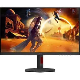 Монітор TFT 27" AOC Q27G4SRU, QHD, Fast IPS, 300Hz,1ms, 2xHDMI, DP, USB-хаб, HAS, чорно-червоний