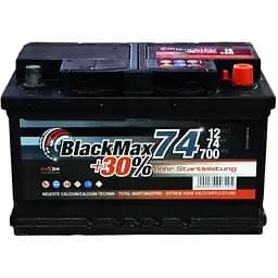 Акумулятор BlackMax B5007 74Ah Н Ев (-/+) 700EN 278x175x175 мм