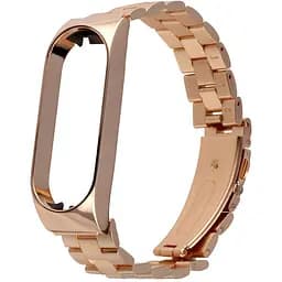 Ремінець Steel Strap Mi Band 7 Gold