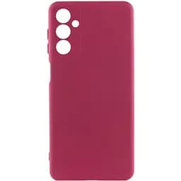 Чехол Silicone Cover Lakshmi Full Camera (A) для Samsung Galaxy M14 5G Бордовый / Marsala