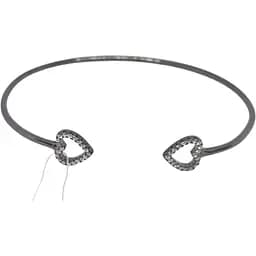 Срібний браслет Подіум Сердечки з фіанітами. YB343