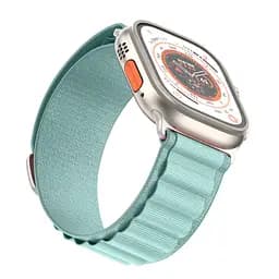 Ремінець для Apple Watch 42 (Series 11-10)/41/40/38, блакитний, Alpine Loop Alpina Band, тканинний поліестеровий ремінець для смарт-годин, дихаючий, для активного відпочинку та спорту, ArmorStandart (ARM81048) - мініатюра 3