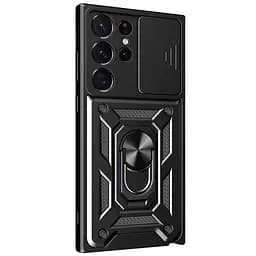 Чохол Ummi Camshield Serge Ring для Samsung Galaxy S23 Ultra Чорний / Black
