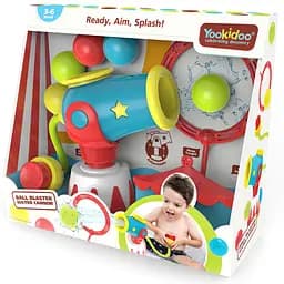 Игрушка для воды Yookidoo Водная пушка с шариками разноцветная (40215)