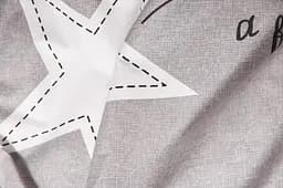 Підковдра Moon&Star Бязь Gold Люкс Gray Stars King Size 220x240 см - мініатюра 6