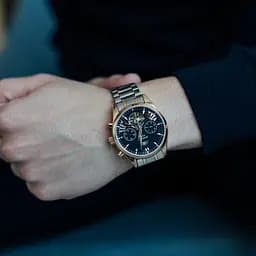 Чоловічий наручний годинник Guanquin Prestige Gold - мініатюра 5